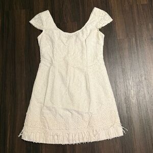 Elegant White Lilly Pulitzer Lace Dress